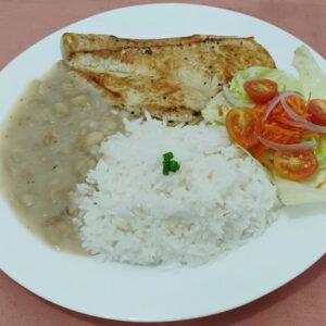 Foto Cardápio - Casa do Sabor Caseiro - File de Frango com Arroz e Salada