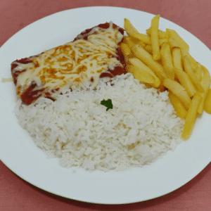 Foto Cardápio - Casa do Sabor Caseiro - Parmegiana de Frango - Mussarela